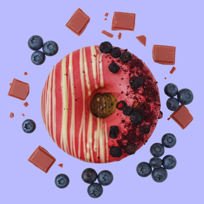 Donut – Ružová ruby čokoláda