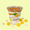 Tvarohový dezert s granolou - Biela čokoláda/Mango