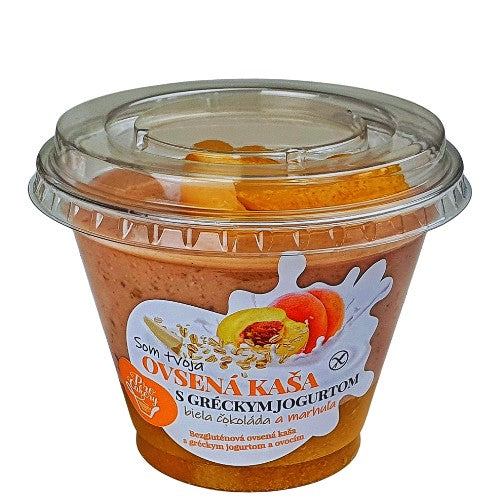 Ovsená kaša s gréckym jogurtom Marhuľa/Biela Čokoláda