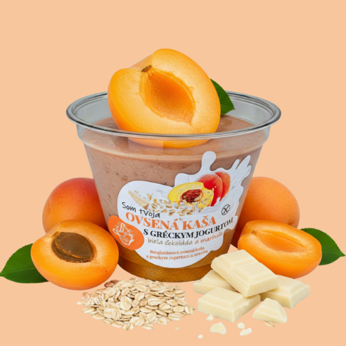 Ovsená kaša s gréckym jogurtom Marhuľa/Biela Čokoláda